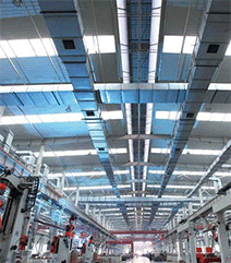 魯南刮板機車間鋼結構工程案例